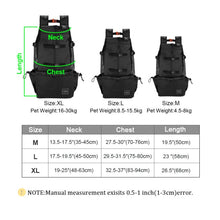 Load image into Gallery viewer, Dog Backpack Reflective Carrier Bags